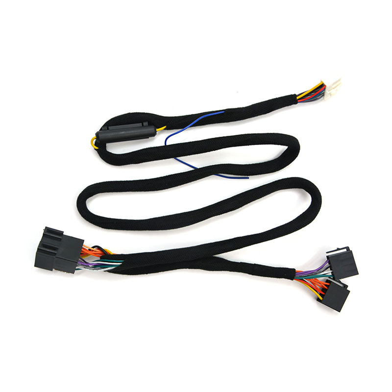 汽车数字功放dsp1.5米用线束绅频处理器纯铜无损对插适用调音宝