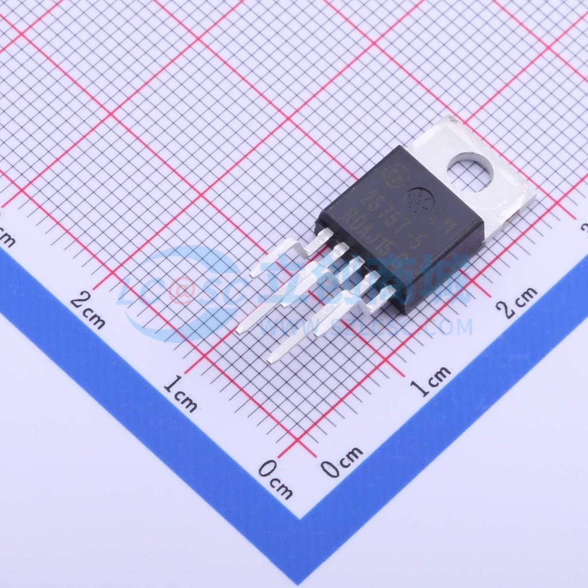 DC-DC电源芯片 LM2575TV-5G TO-220-5H 原装正品 电子元器件配单