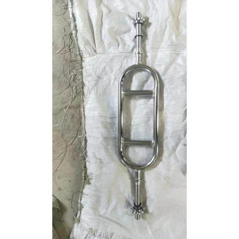 厂家销售标准34英寸电镀杆子杠铃杆空心环形杆螺纹大孔举重实心