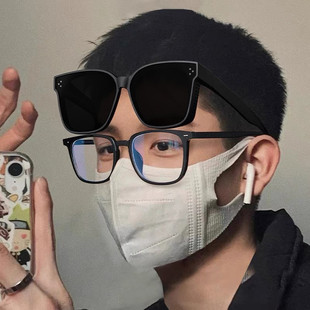 司机开车专用可套近视眼镜防紫外线太阳镜 厂家套镜gm偏光墨镜男士
