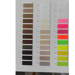 各种绕线色卡纱线高弹缝纫线丝线绣花线缠绕样卡样本