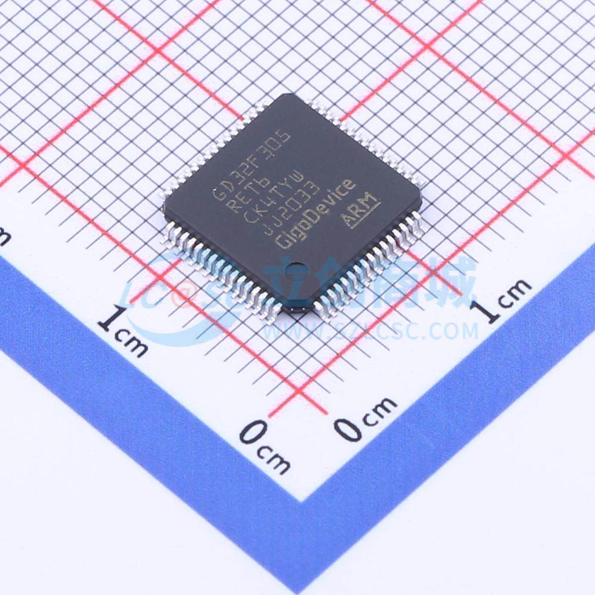单片机(MCU/MPU/SOC) GD32F305RET6 LQFP-64(10x10) 电子元器件