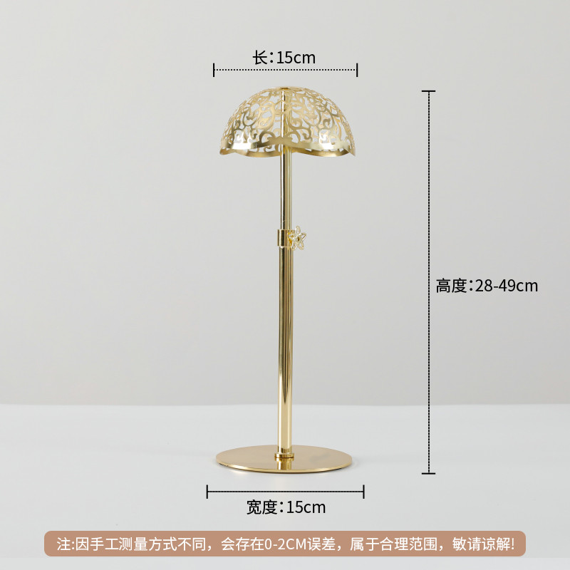 铁艺撑架展架帽架帽托服装店帽架家用帽子收纳帽帽子陈列架帽架-5