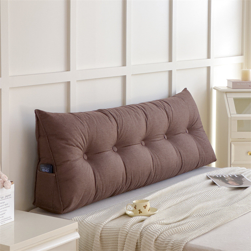 三角靠枕床头靠垫长靠枕床上软包北欧卧室榻榻米长条大靠背防撞