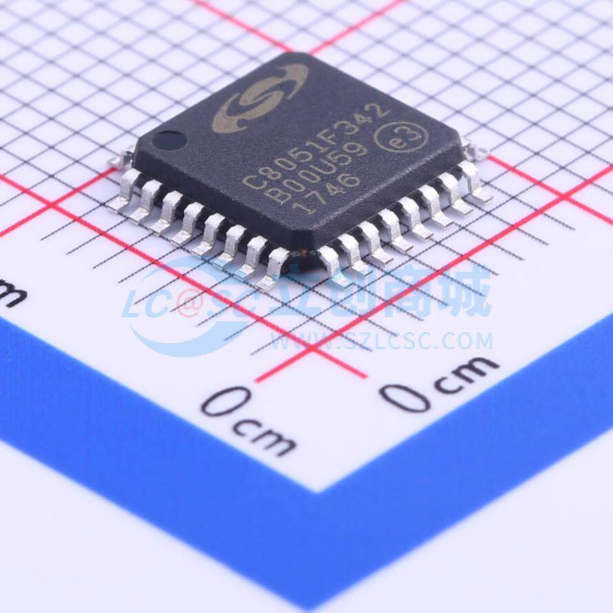 单片机(MCU/MPU/SOC) C8051F342-GQ LQFP-32(7x7) 电子元器件配单