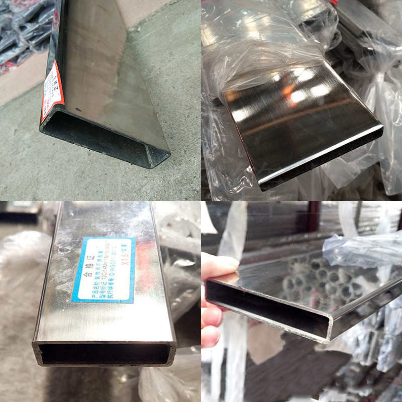 不锈钢扁焊管201不锈钢矩形通15*40*1.0mm卫生洁具不锈钢管