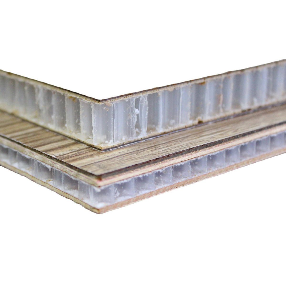 塑料pp蜂窝板两面带无纺布合用复重量轻墙板地板