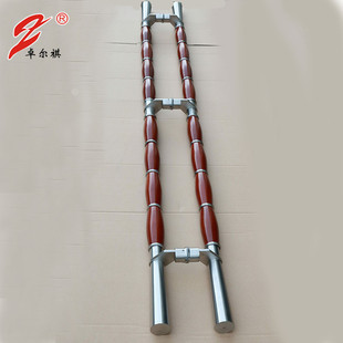 厂家定制拉手木拉手玻璃门大拉手酒店ktv大门木木门