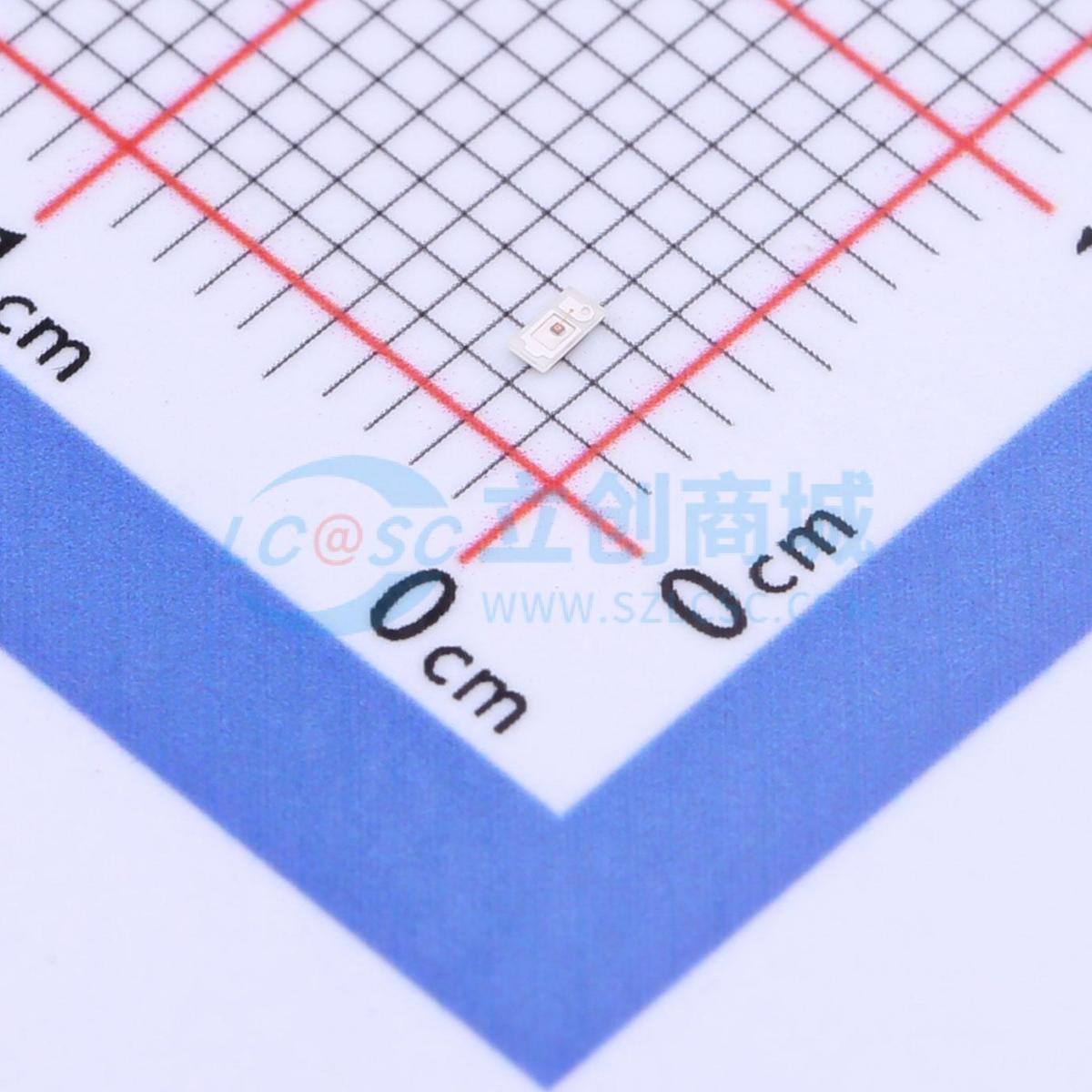 30只 发光二极管/LED 19-219/R6C-AM1N2VY/3T 红色 0603 电子元器