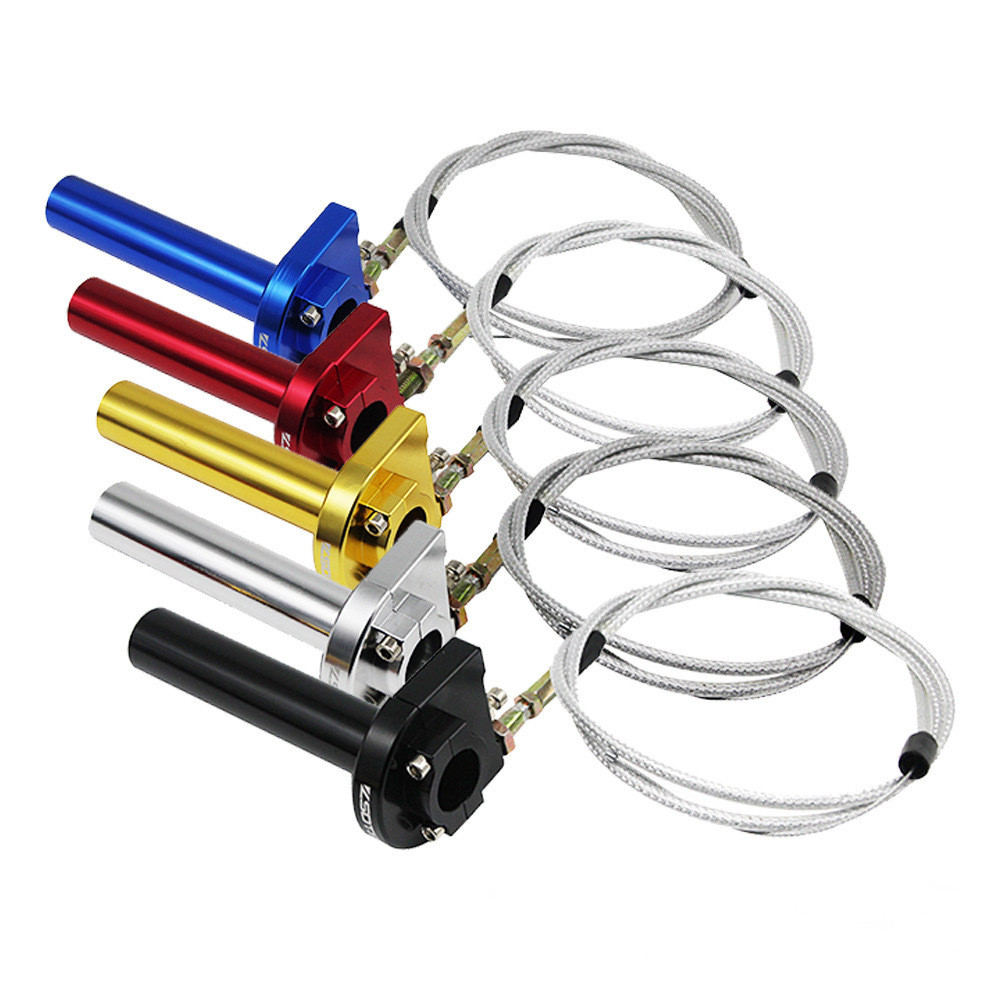 摩托车改装配件 CNC大扭油转把加油器22mm 油门线加油座CRF KLX