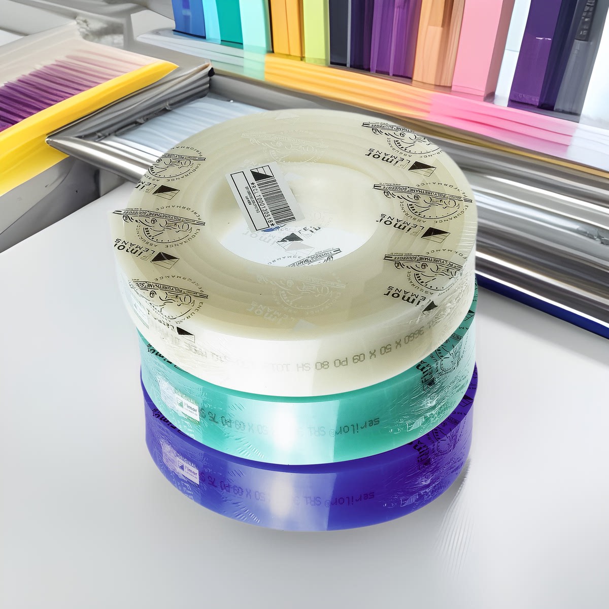 飞马50*9丝印刮胶刮刀刮条印刷机胶条70度/75/65/80/85丝印机