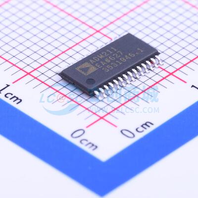 RS232芯片 ADM211EARUZ TSSOP-28 原装正品 电子元器件配单