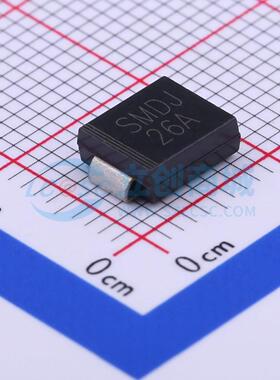 TVS/ESD管 SMDJ26A SMC(DO-214AB) 26V 71.3A BORN/伯恩