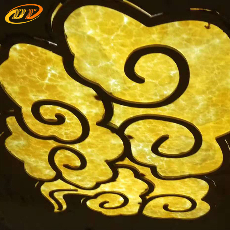 透光人造 装饰板玉石 亚克力云石 客厅透光背景墙 艺术透光板