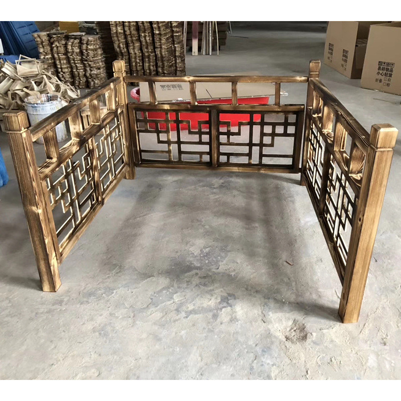 新款中式婚礼围栏栏杆路引中国风中式鹊桥仿古婚礼布置中式围栏