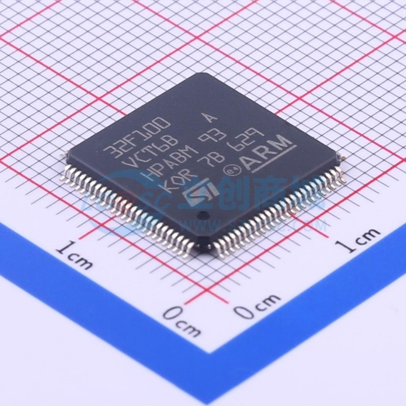 单片机(MCU/MPU/SOC) STM32F100VCT6B LQFP-100 ST(意法半导体)