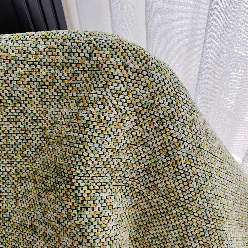 莫奈彩系列布料抱枕沙发面料服装面料大颗粒粗麻布