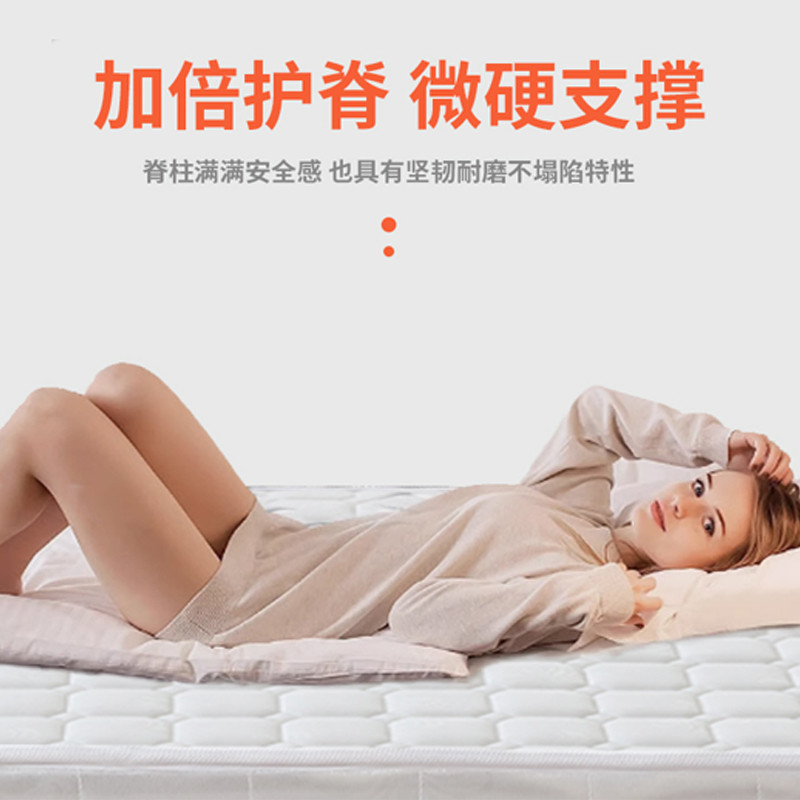 护脊床垫家用卧室偏硬椰棕儿童老年人薄软乳胶10厘米3e环保无甲醛
