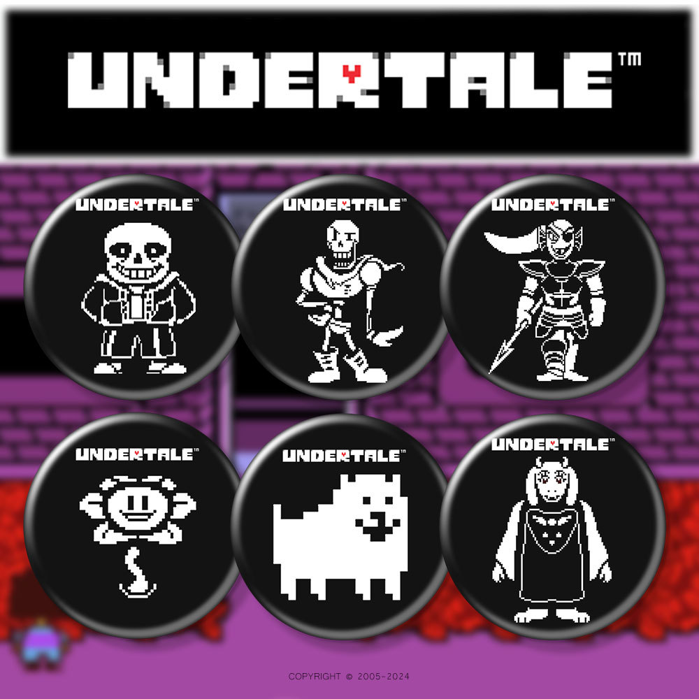 传说之下吧唧徽章冰箱贴UNDERTALE游戏周边sans波动狗二次元谷子