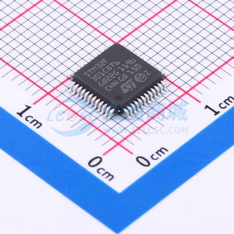 单片机(MCU/MPU/SOC) STM32F301C8T6TR LQFP-48 ST(意法半导体)