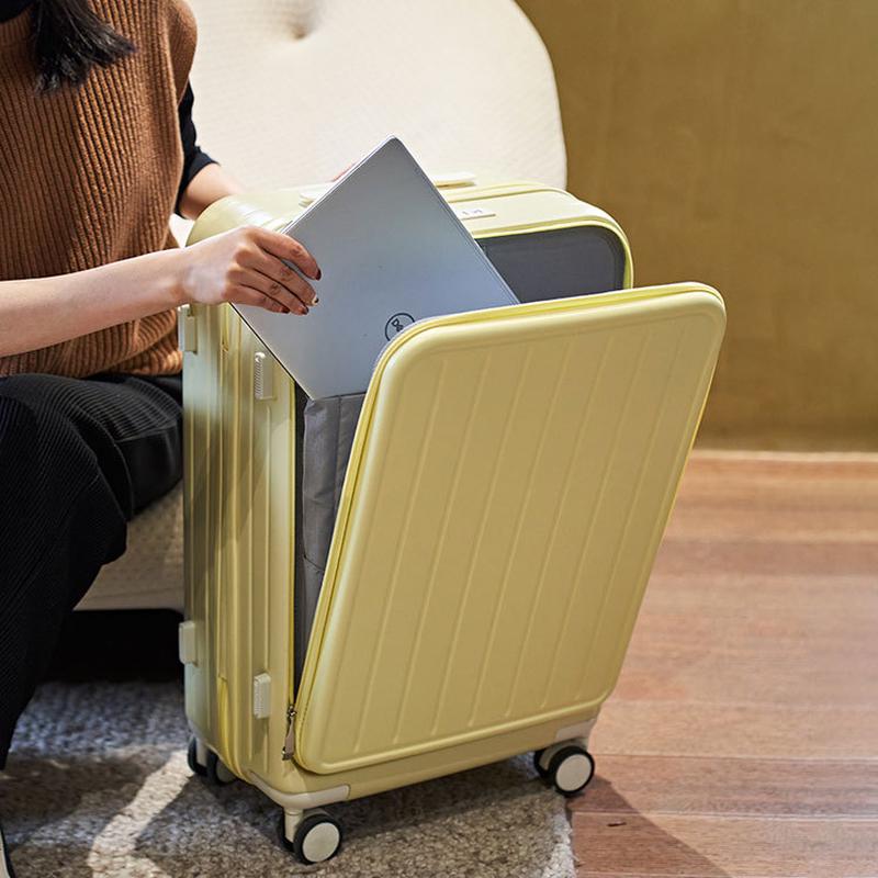 前开口全开行李箱女2025新款密码箱20寸登机箱24寸拉杆旅行箱男