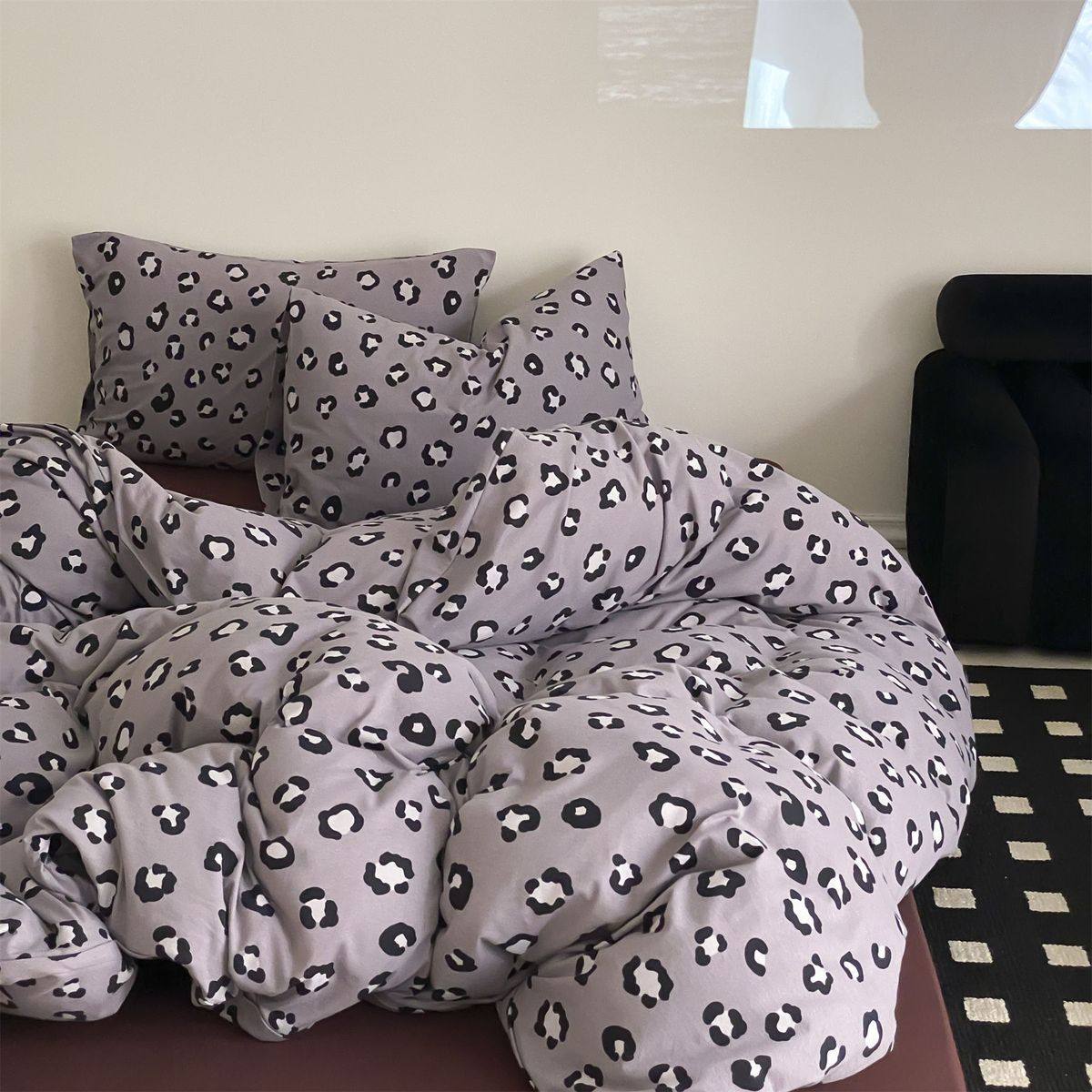法式复古豹纹全棉针织棉四件套床笠婴幼儿裸睡天竺棉日式款,床上用品,床品套件/四件套/多件套,淘宝优惠券,粉丝福利购,淘宝优惠卷