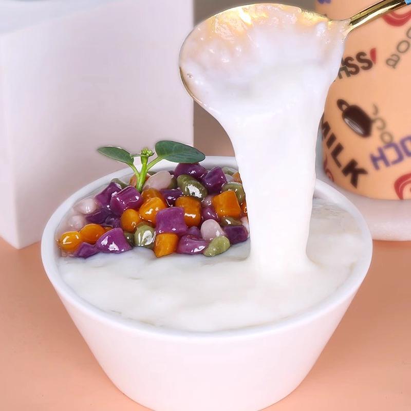 牛乳麻薯奶茶店专用预拌粉秋冬热饮满杯鲜奶紫薯 网红甜品商用1kg