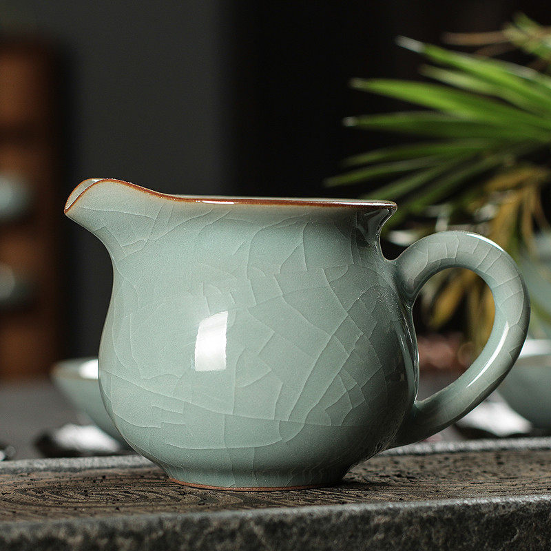 净隐青瓷公道杯功夫茶具陶瓷套装用手工分茶器茶过滤茶道零配件,餐饮具,公道杯,淘宝优惠券,粉丝福利购,淘宝优惠卷