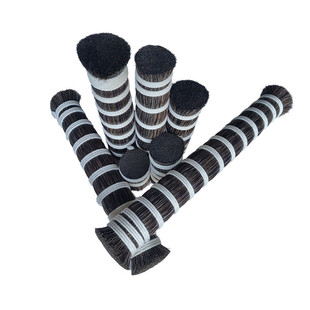 现货速发花棕色真公分尾毛5-60马马鬃刷子采耳工具毛刷二胡弓