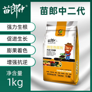 黄叶郎中微生物菌剂重茬苗白粉病水溶肥玉米叶面肥喷施哈茨木霉菌