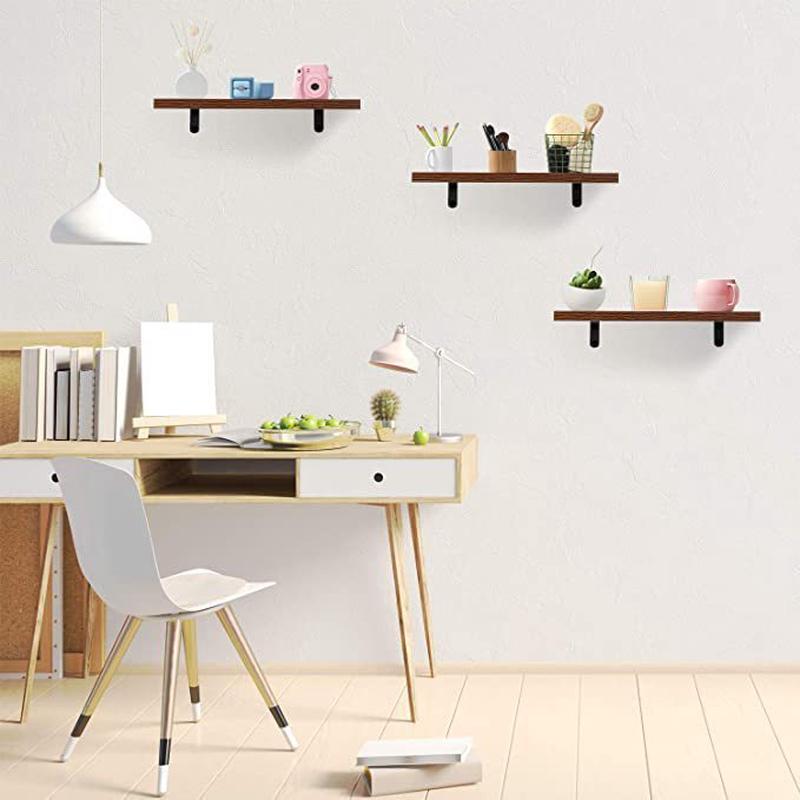 墙上置物架实木一字隔板复古装饰客厅墙面搁物壁挂书架厨房收纳架