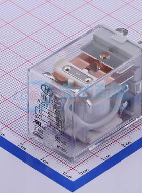 功率继电器 HF13F/A220-1Z1 插件,21.5x28mm 8 220V 电子元器件