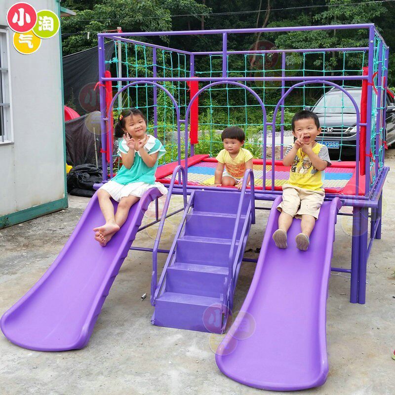 直销儿童户外塑料平方蹦蹦床幼儿园10棚跳跳床大型户外弹跳床