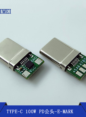 Type-c100WPD超级快充公头20V5A带E-MARK芯片笔记本适用于VIVOX90