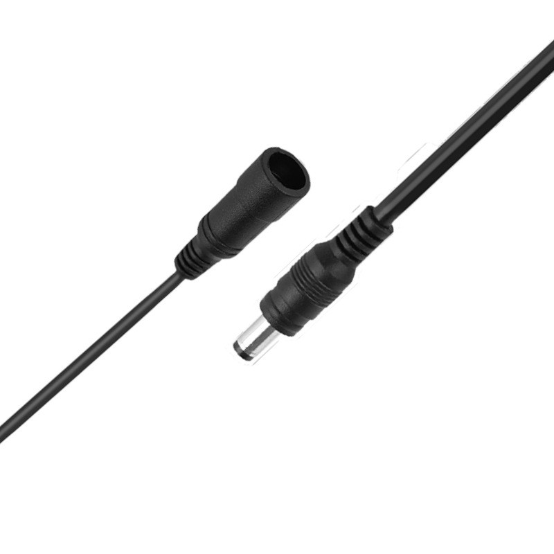 5521dc线户外dc公母防水插头线防拉防尘dc电源线dc公母延长充电线