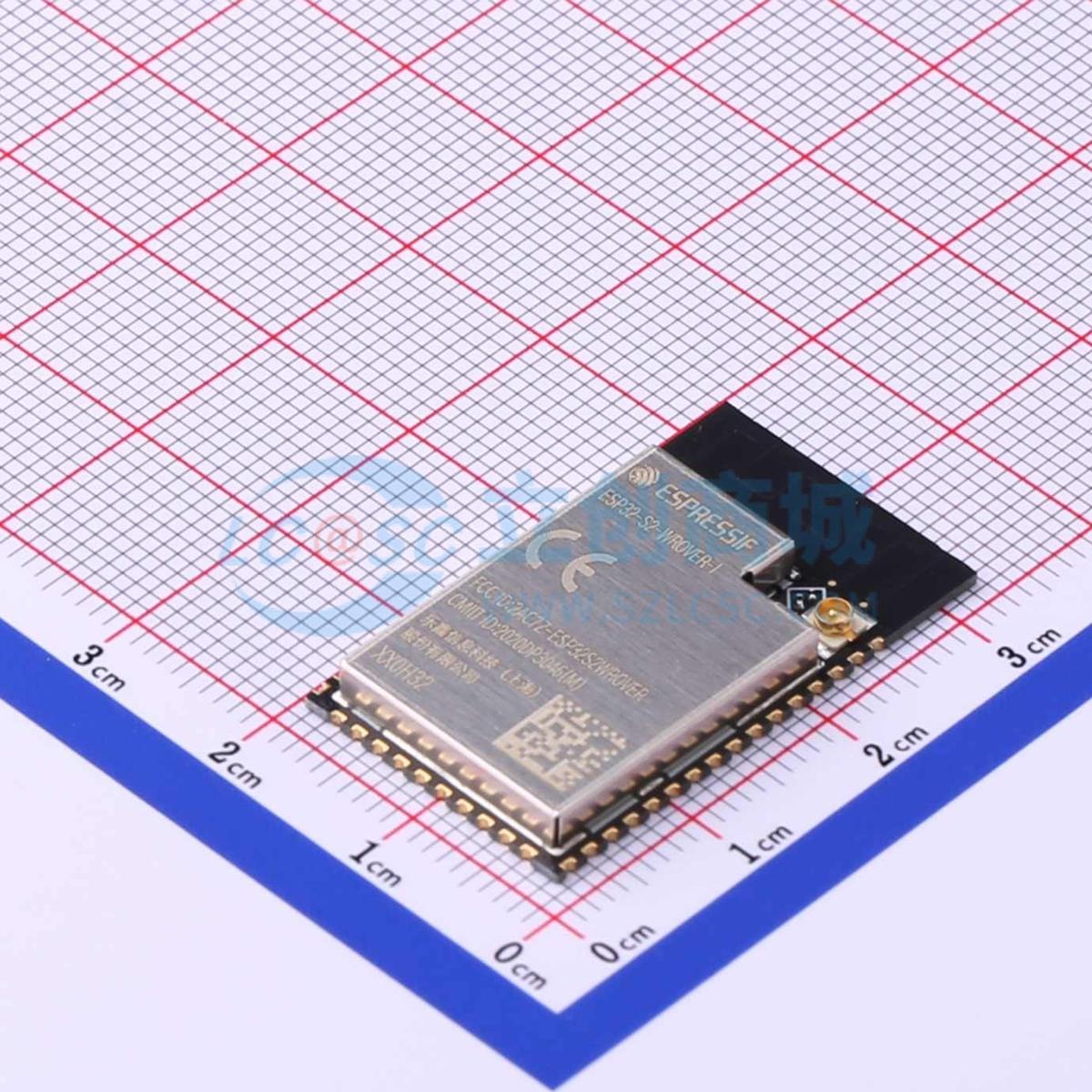 WiFi模块 ESP32-S2-WROVER-I-N4R2 SMD,18x31mm 电子元器件配单