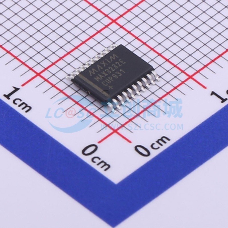RS232芯片 MAX3232ECUP+T TSSOP-20 MAXIM(美信) 电子元器件配单