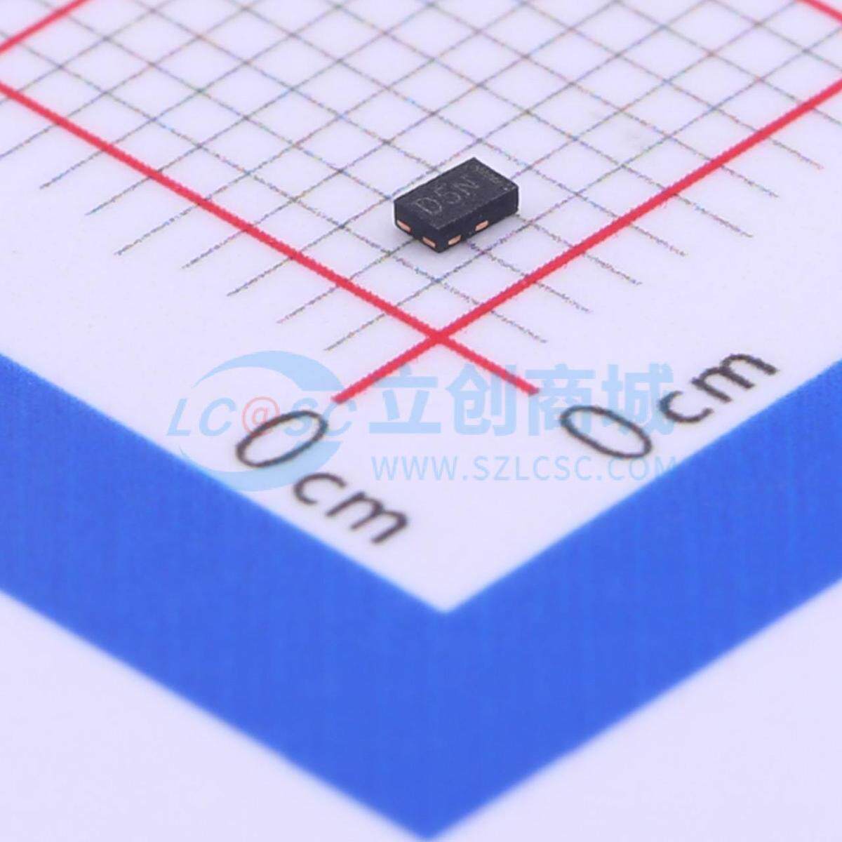 TVS/ESD管 PTVSHC2EN5VB DFN1610-2 5V 10A@8/20us Prisemi(芯导)