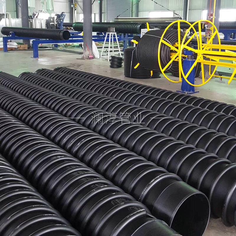 现货供应 增强克拉管sn10 pp福建聚乙烯缠绕管污水管排污管