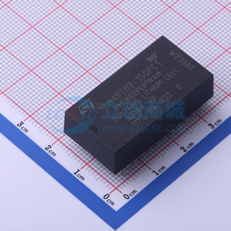 实时时钟(RTC) M48T02-150PC1 PCDIP-CAPHAT-24 ST(意法半导体)