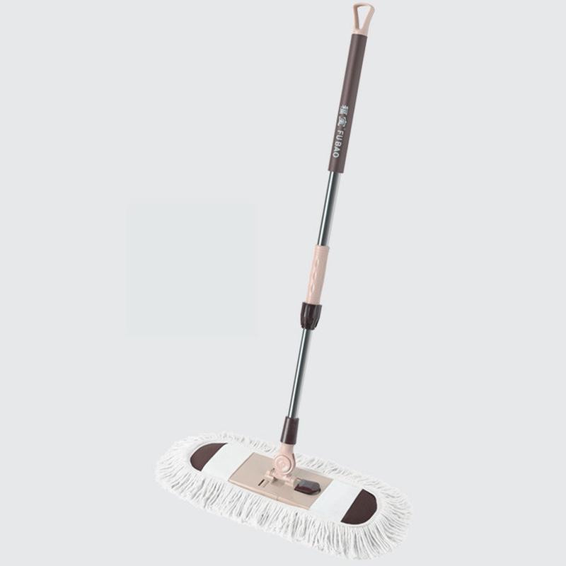 福宝厂家批发家用木地板棉纱拖把大号平板拖把布拖把墎日用品平推