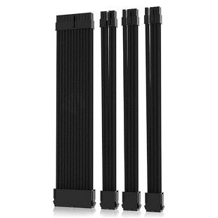 显卡8PIN延长线 8PIN 30cm CPU 电脑黑色延长编织线主板24PIN