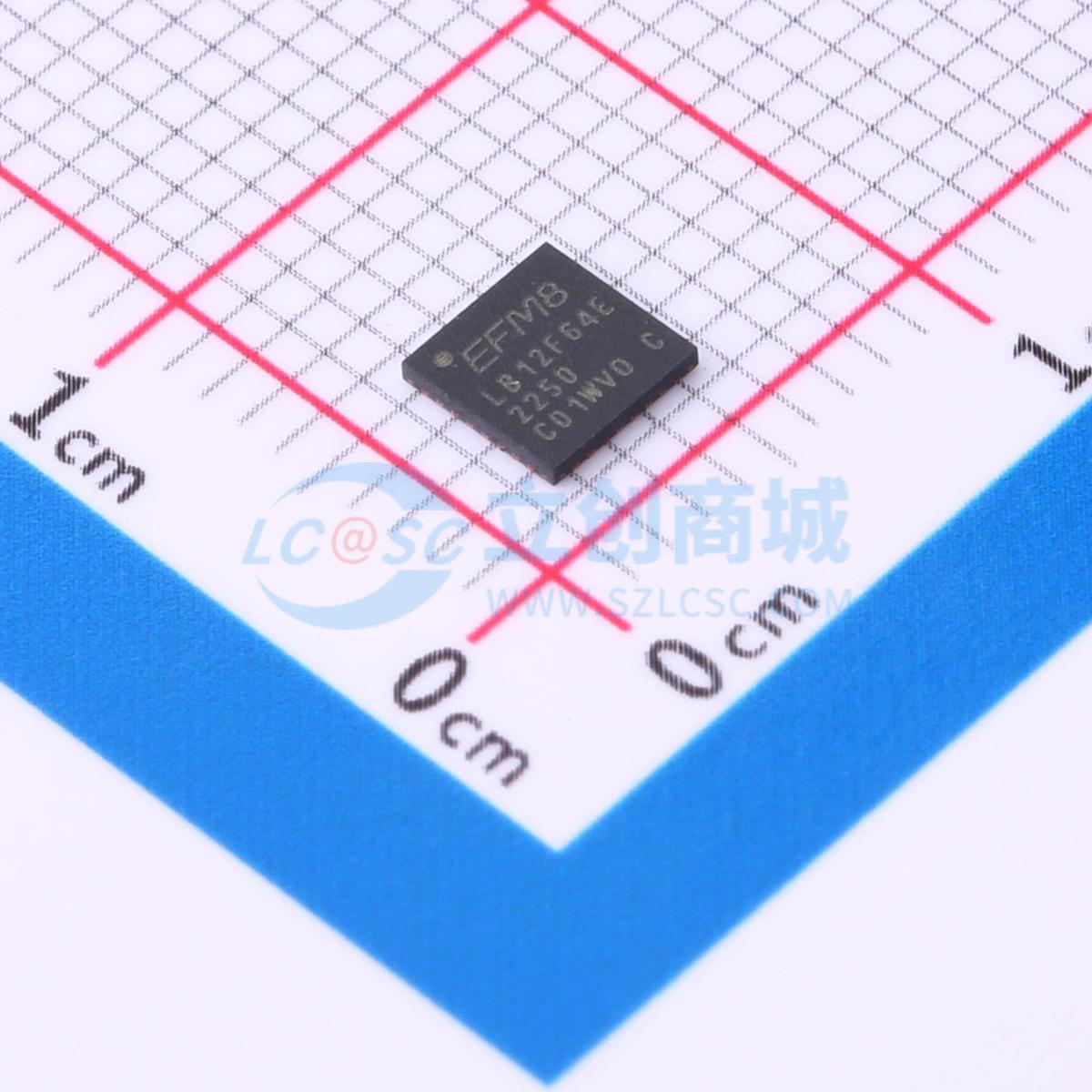 单片机(MCU/MPU/SOC) EFM8LB12F64E-C-QFN32 QFN-32-EP(4x4) 原装