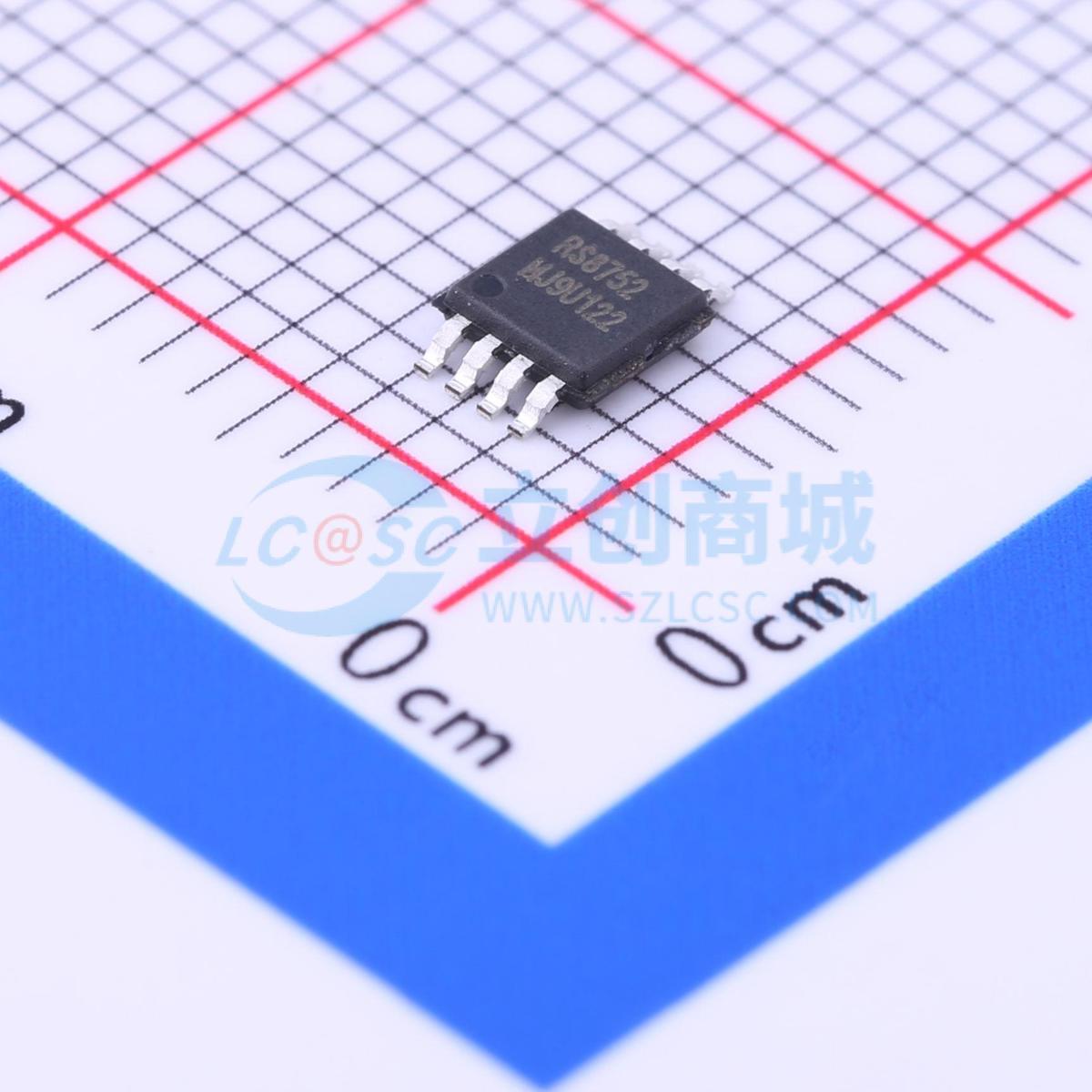 运算放大器 RS8752XM MSOP-8 原装正品 电子元器件配单