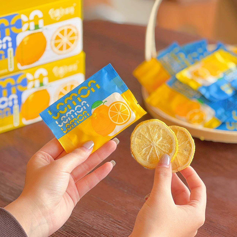 速发3柠檬茶蒲草茶坊蜂蜜冻干柠檬片水果茶包饮料盒袋装冷泡茶100