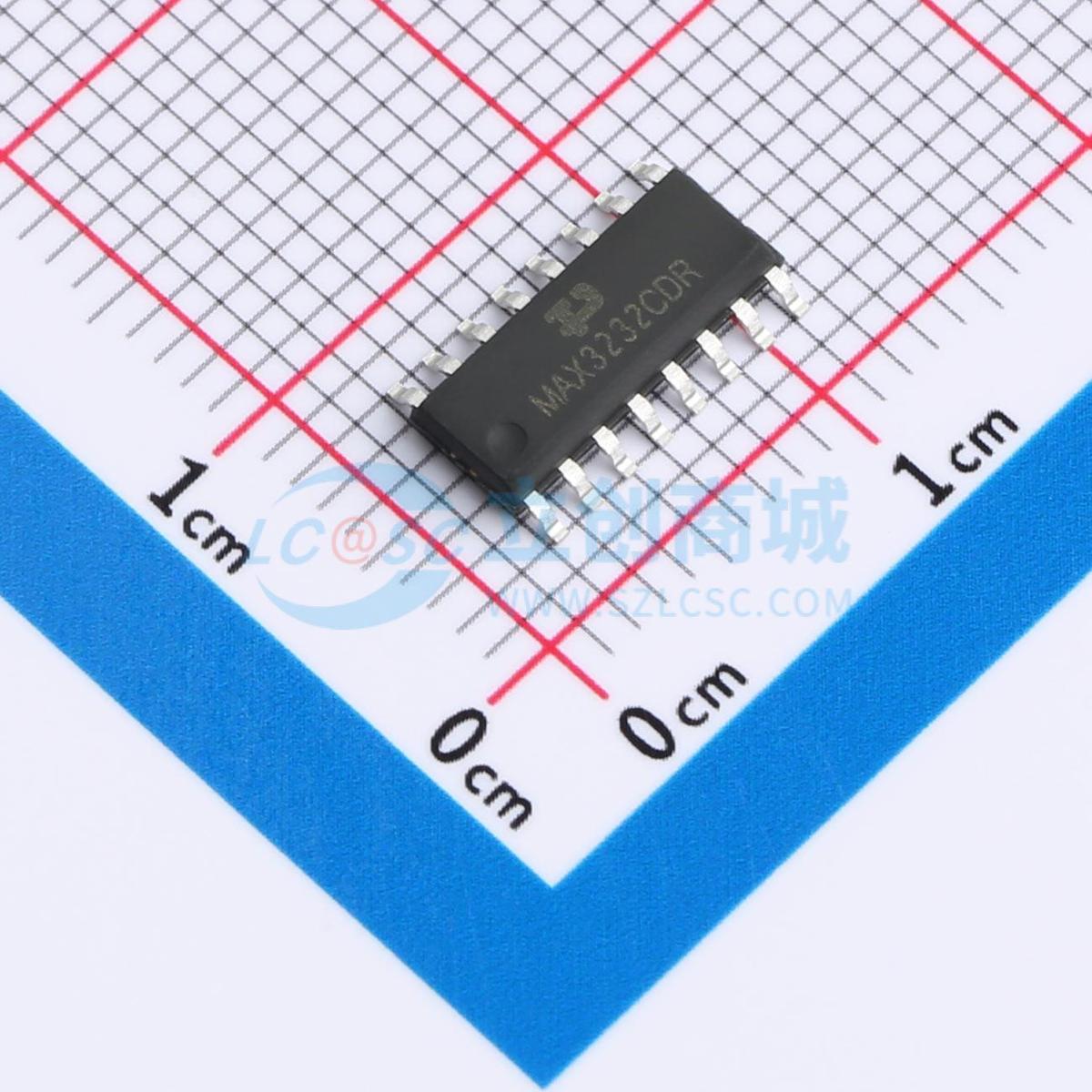 RS232芯片 MAX3232CDR SOP-16 原装正品 电子元器件配单