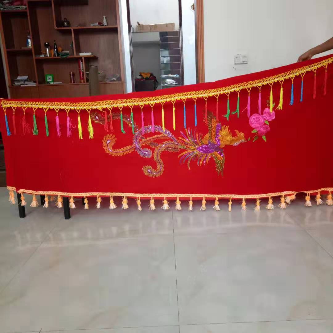 厂家批发各种殡葬用品大红棺罩洛阳寿衣颜色布料齐全河南颜色