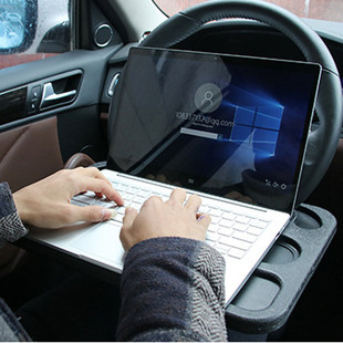 创意车载方向盘多功能卡桌 电脑桌 餐盘 工作台 车用餐桌工作台