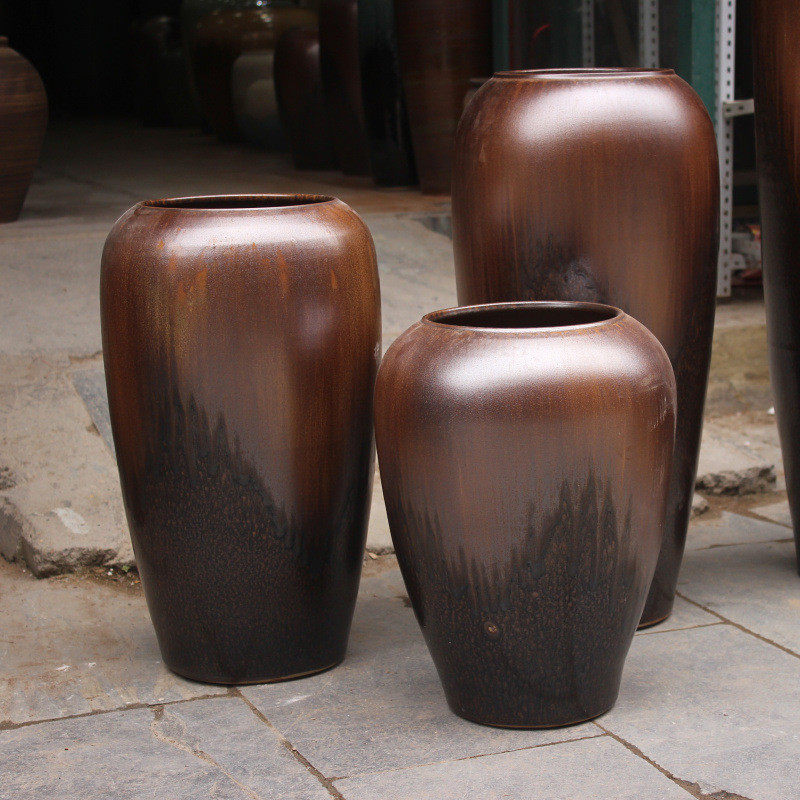 新中式景德镇陶瓷落地干支陶罐插花瓶饰品餐厅橱窗摆设件软装会所,鲜花速递/花卉仿真/绿植园艺,花盆,淘宝优惠券,粉丝福利购,淘宝优惠卷