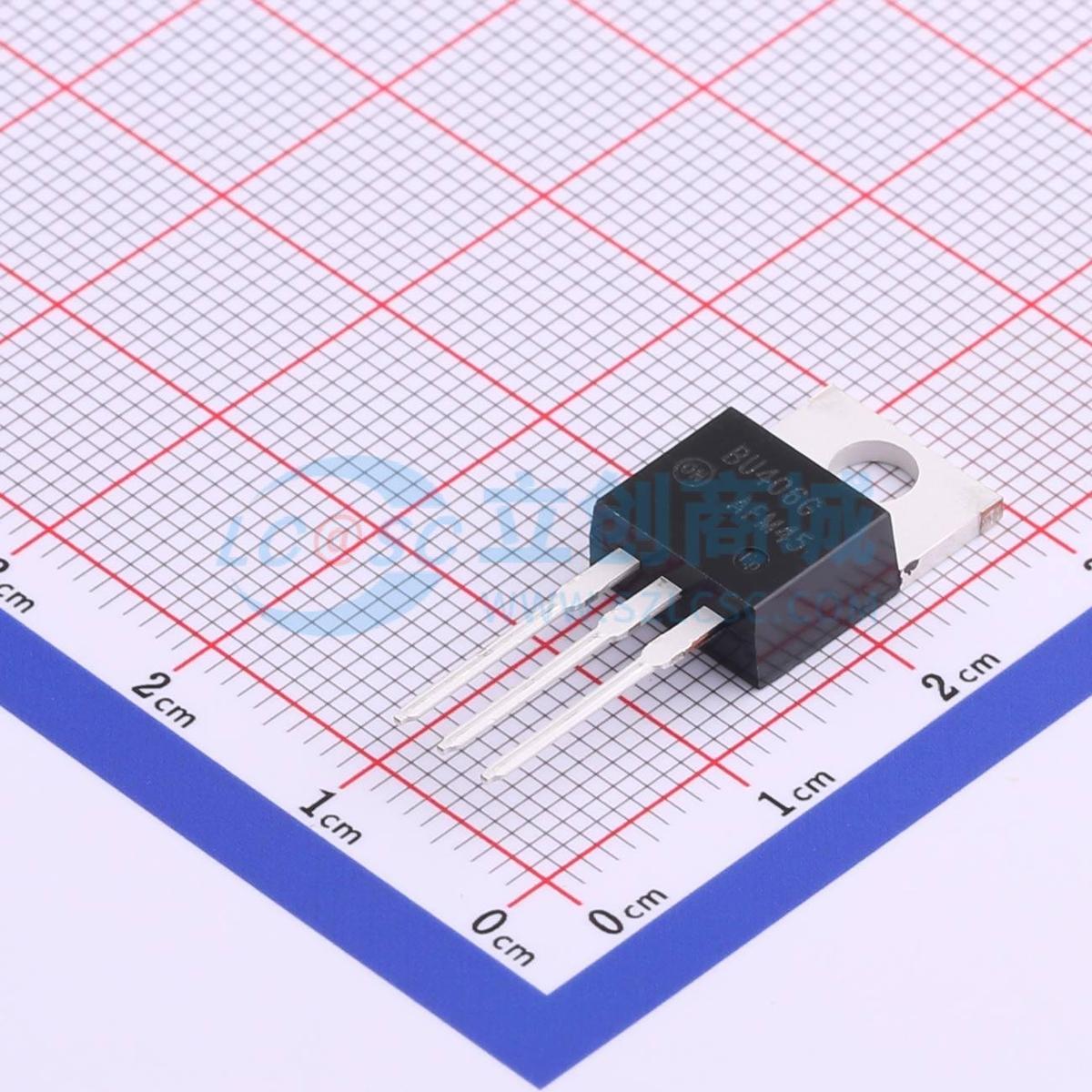 三极管(BJT) BU406G TO-220 7A 200V onsemi(安森美) 电子元器件